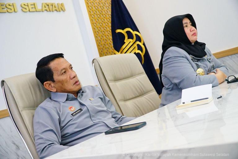 Kanwil Kemenkum Sulsel Ikuti Pembukaan Panel TPI Evaluasi Zona Integritas 2025